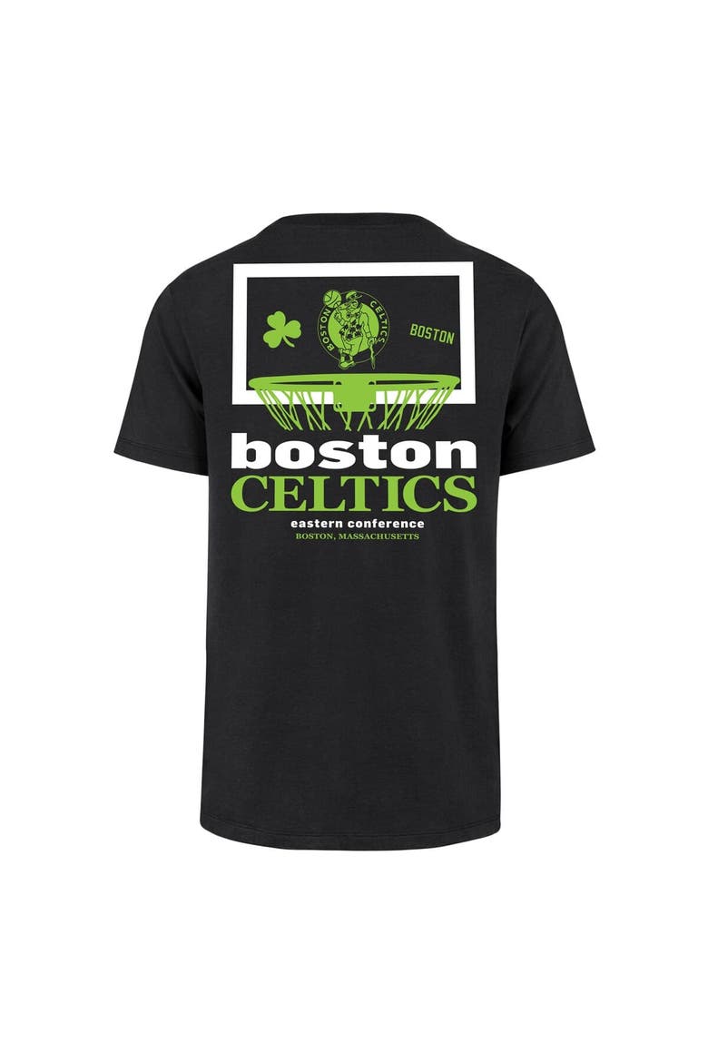 Men's '47  Black Boston Celtics City Edition Backboard T-Shirt, Alternate, color, Black