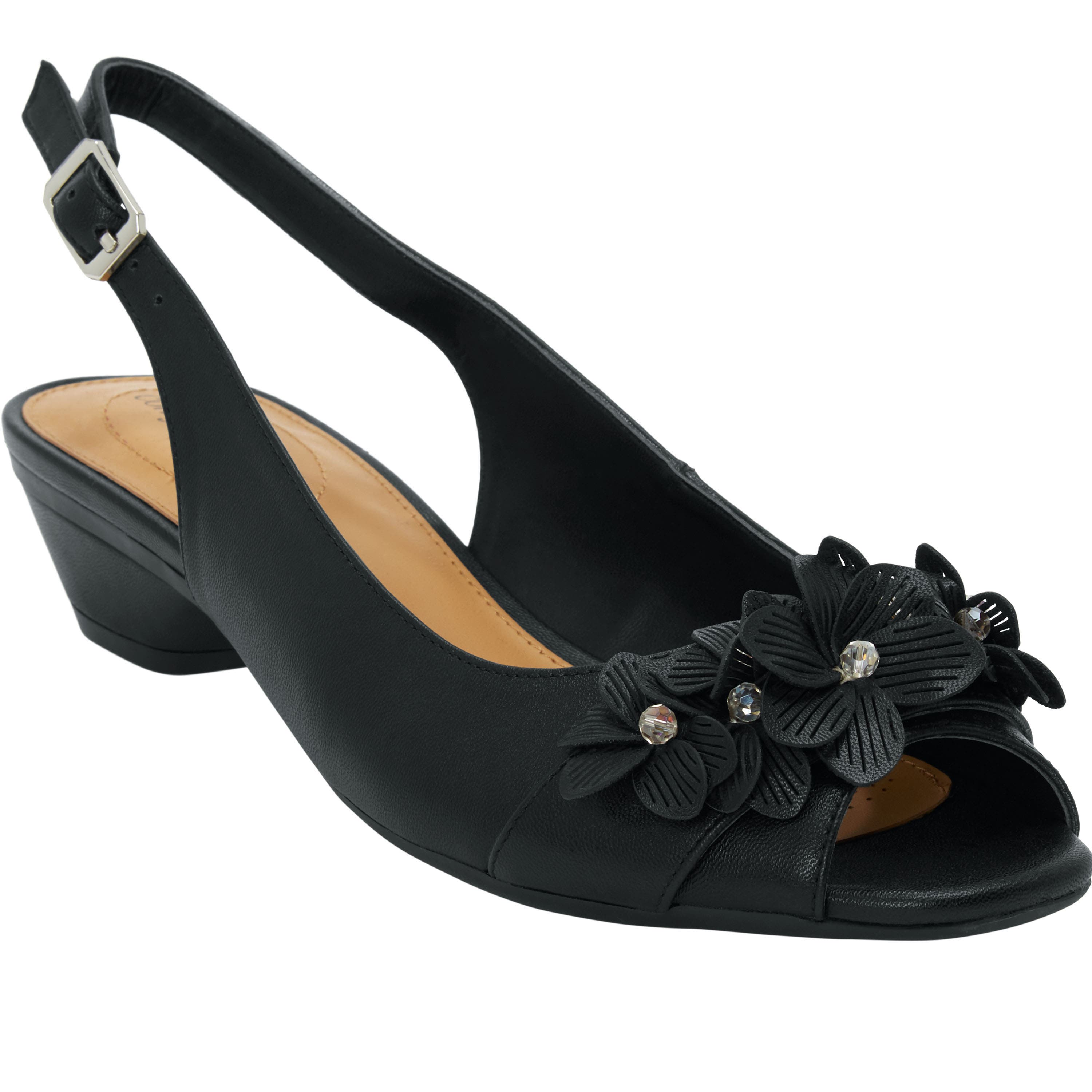 Comfortview The Rider Slingback, Main, color, Black