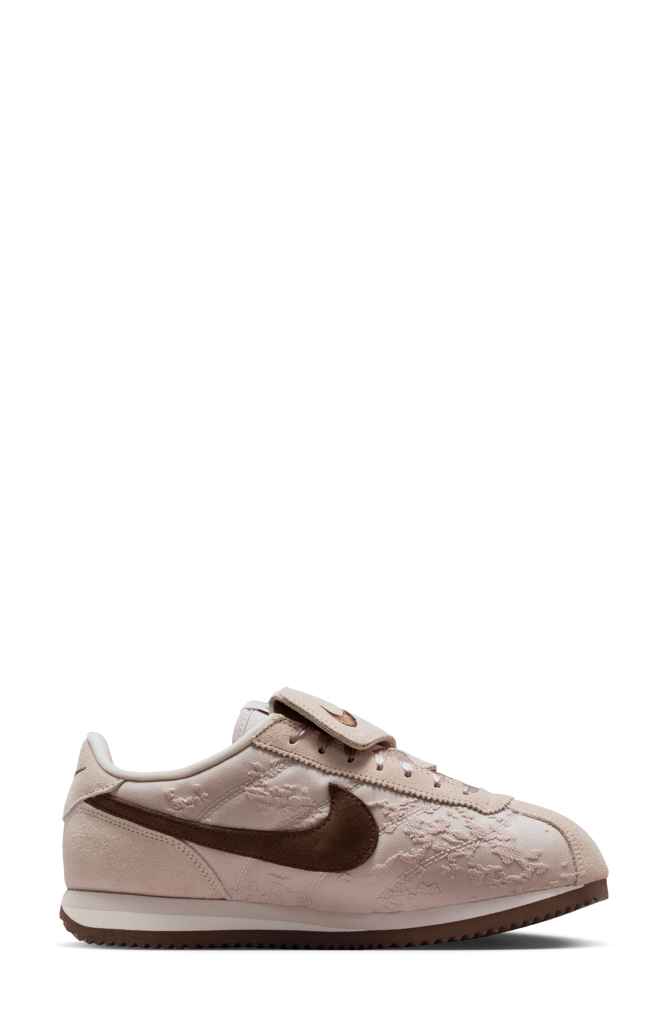 Nike Cortez Textile Sneaker, Alternate, color, Silt Red/ Chocolate/ Phantom