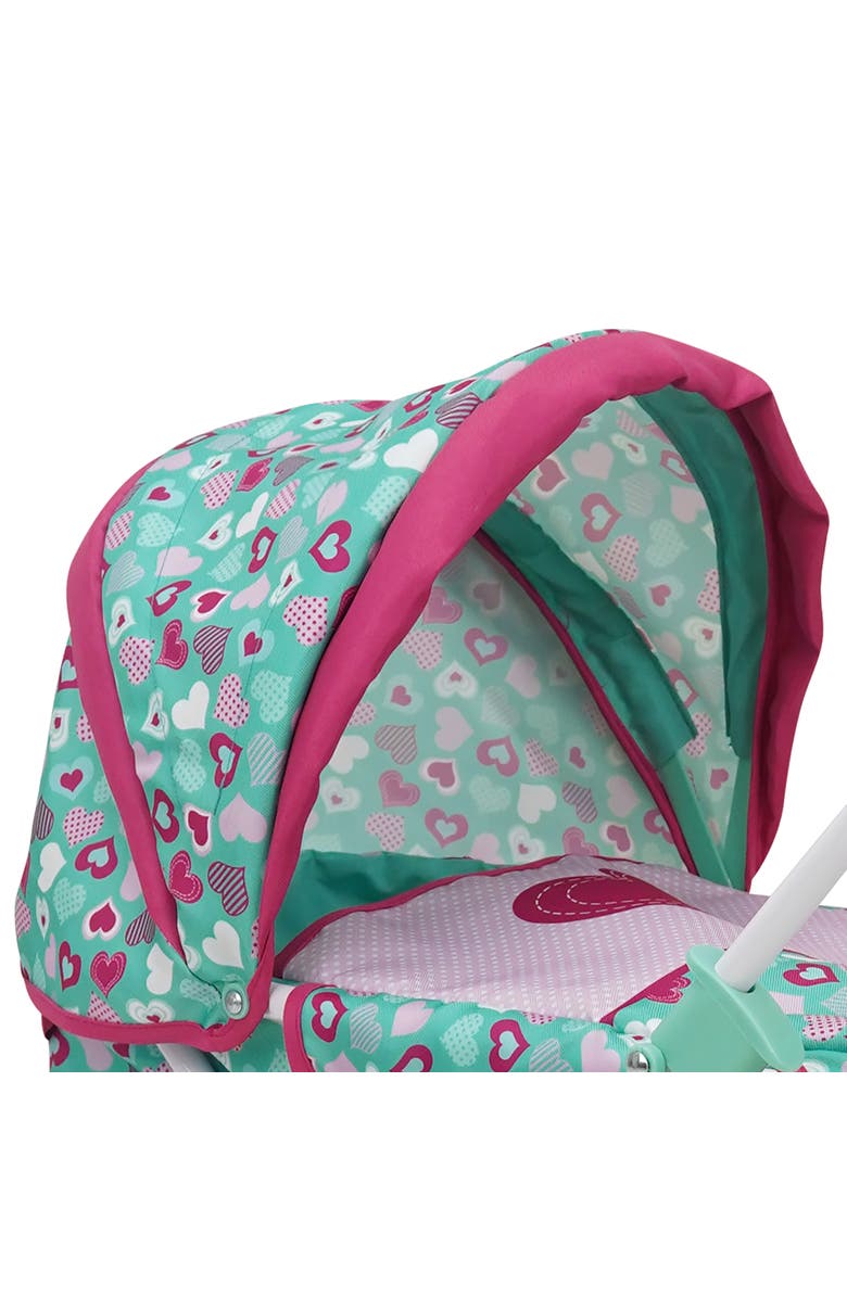 509 Crew Daisy Doll Heart Pram, Alternate, color, Multicolored