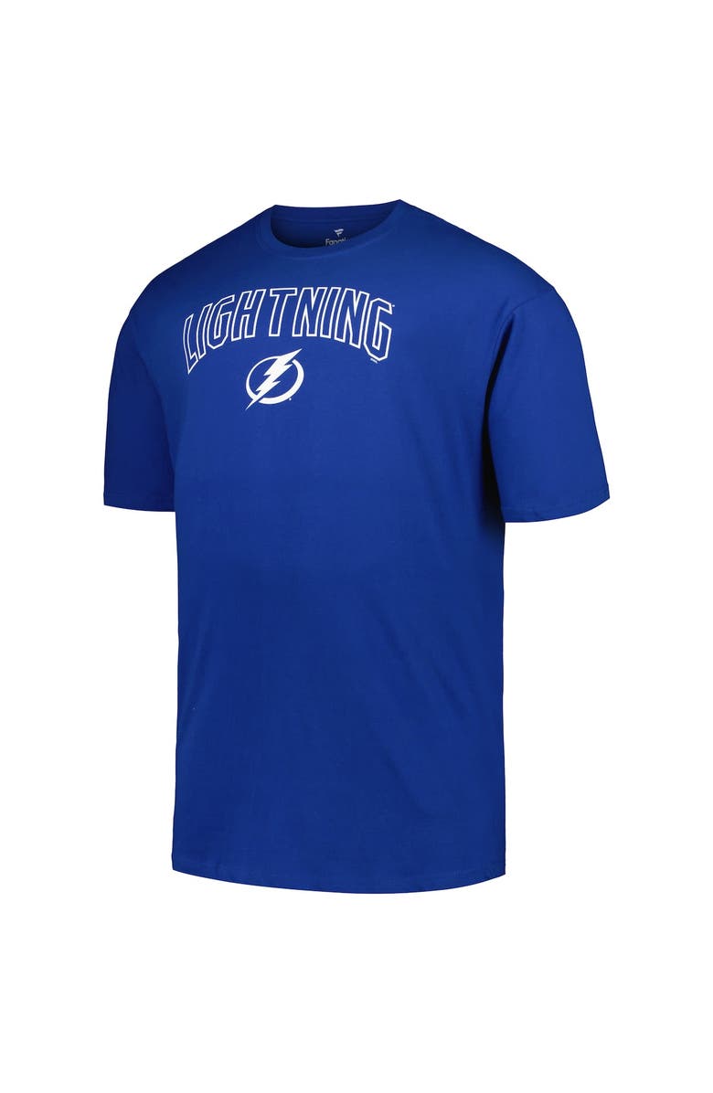 PROFILE Men's Profile Blue Tampa Bay Lightning Big & Tall Arch Over Logo T-Shirt, Alternate, color, Blue