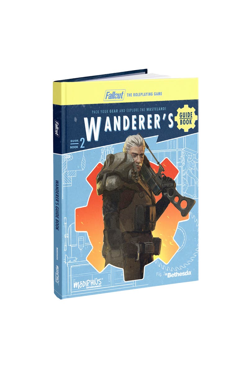Modiphius Entertainment Fallout The Roleplaying Game, Wanderers Guide Book, Main, color, Multicolored