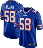 Nike Men's Nike Matt Milano Royal Buffalo Bills Game Player Jersey
