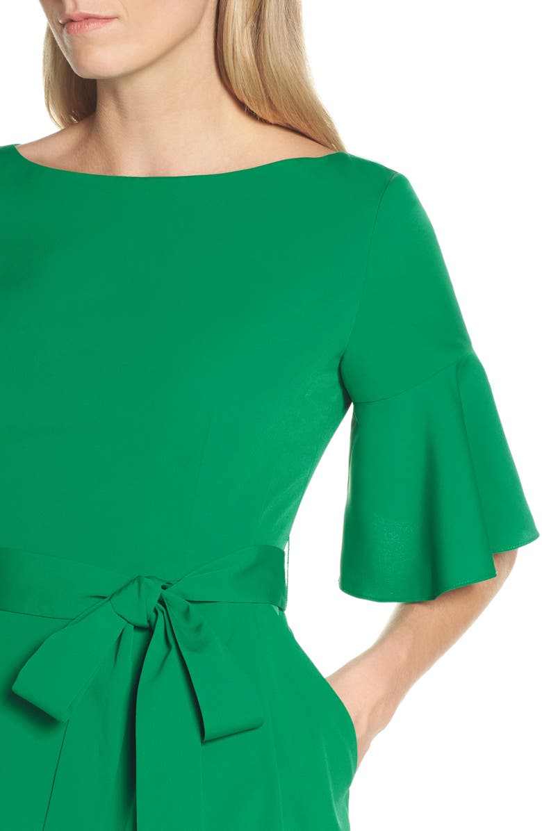 Eliza J Bell Sleeve Sheath Dress, Alternate, color, 