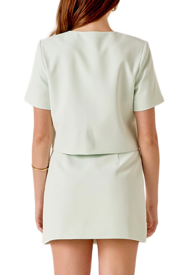 Short Sleeve Top, Alternate, color, MINT
