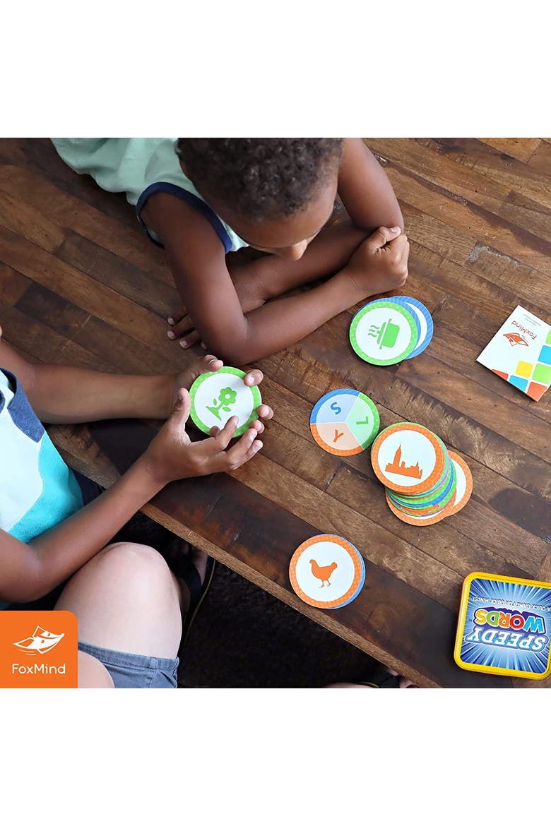 Speedy Words Party Card Game, Alternate, color, Multicolored
