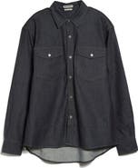 JW Anderson Oversize Denim Button-Up Shirt