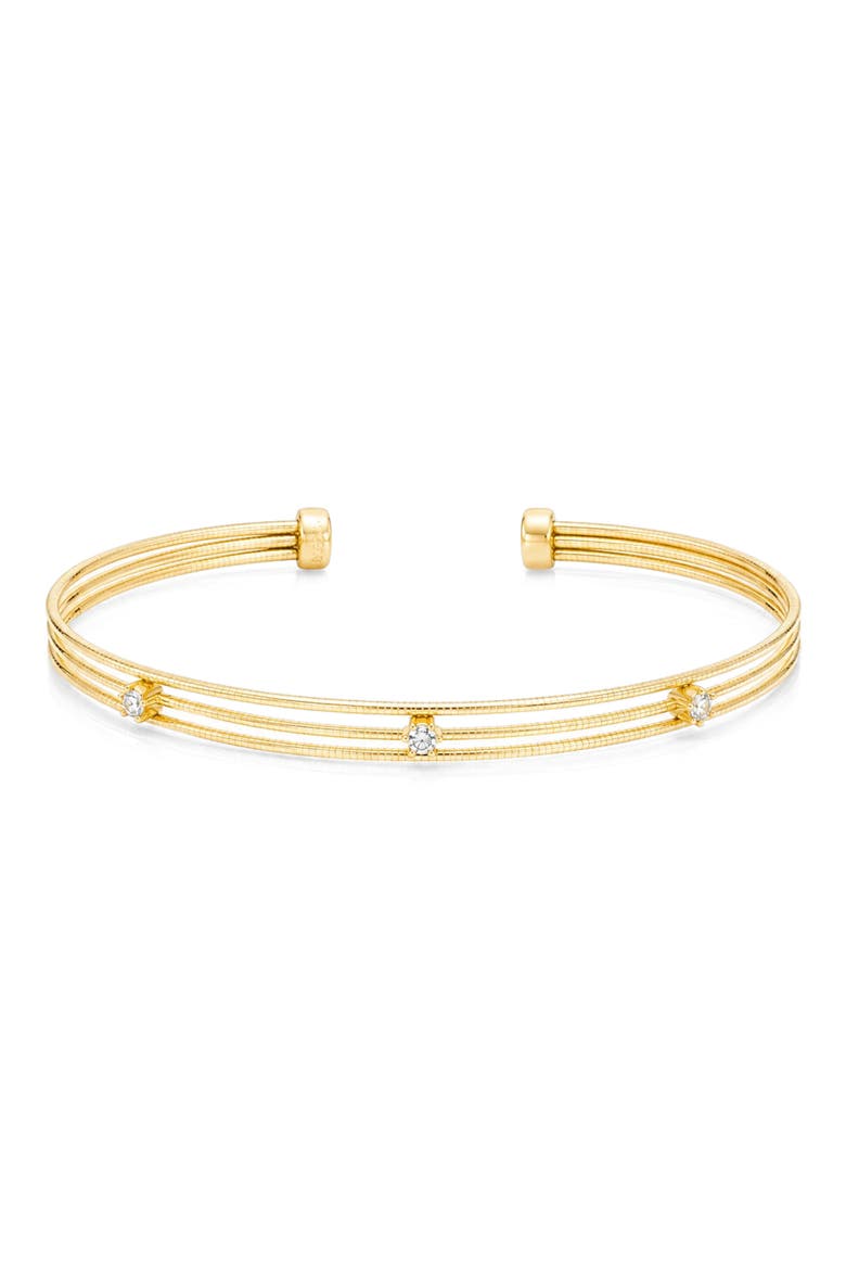 Mesh Bangle Cuff Bracelet, Main, color, YELLOW