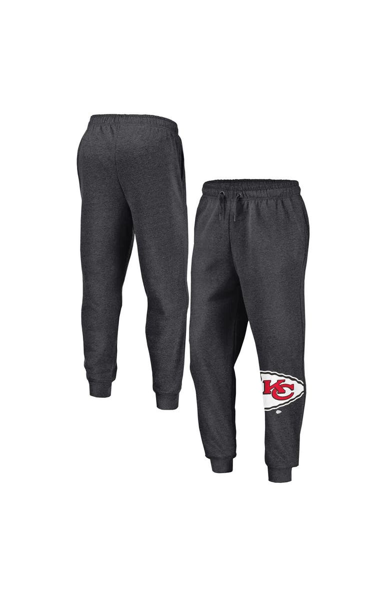 FANATICS Men's Fanatics  Heather Charcoal Kansas City Chiefs Boost Fleece Joggers, Main, color, 