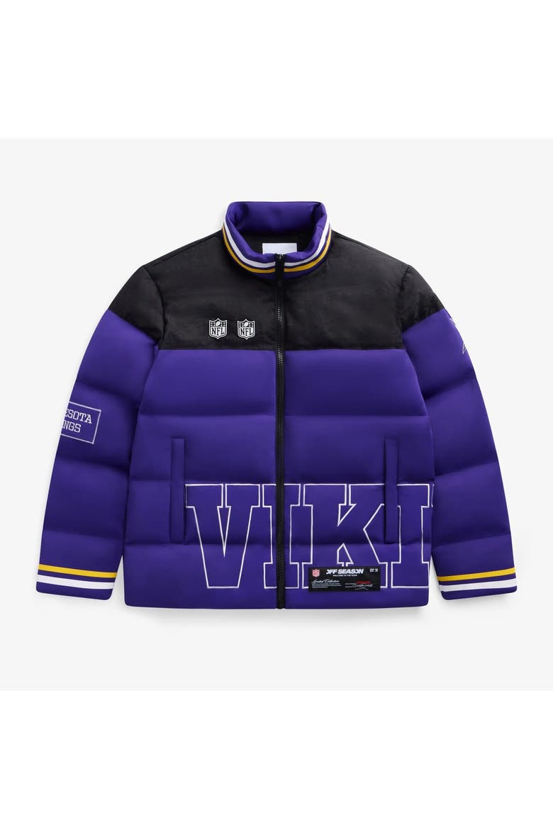 Unisex  Purple Minnesota Vikings Team Puffer Jacket, Main, color, Purple