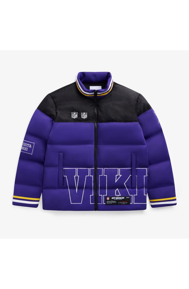 Off Season Unisex Purple Minnesota Vikings Team Puffer Jacket, Main, color, Purple
