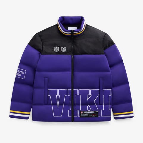 Unisex  Purple Minnesota Vikings Team Puffer Jacket