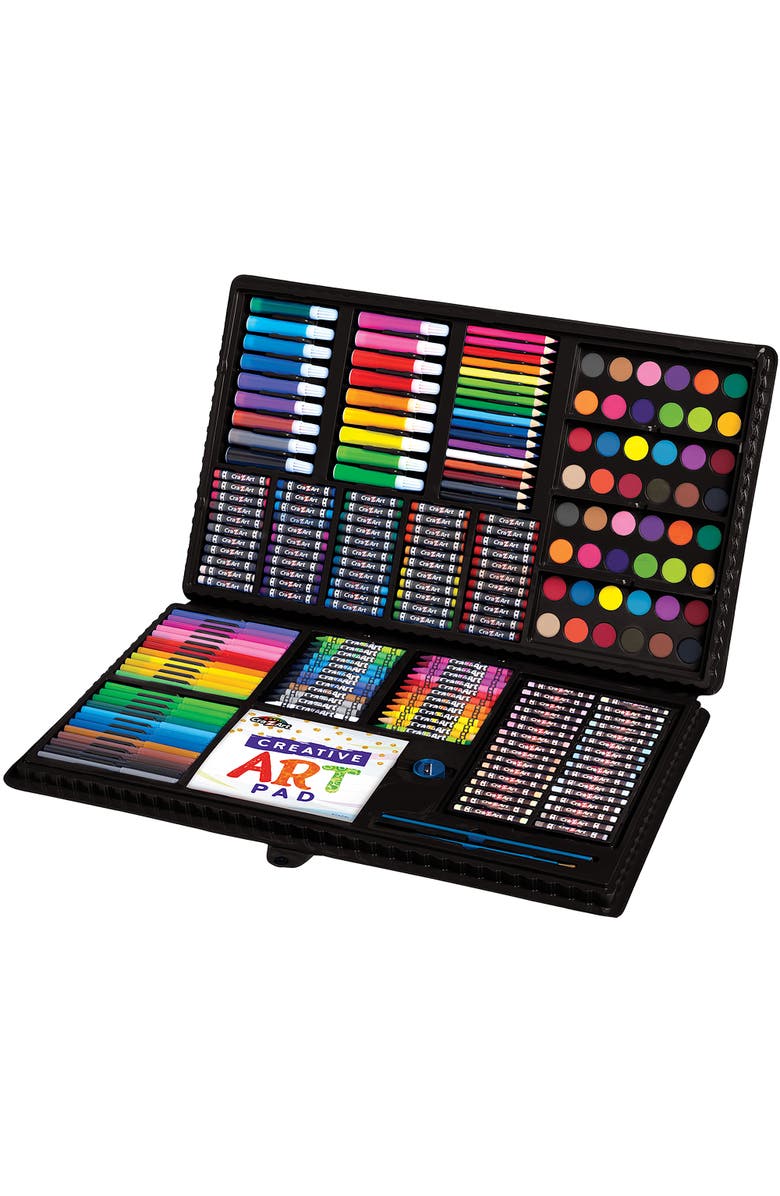 CRA-Z-ART 250 Piece Creative Art Studio Draw, Paint, Color and Create, Alternate, color, 