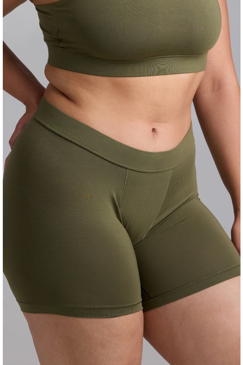 Luxe Baller 5-Inch Modal Boxer Briefs, Alternate, color, OLIVE