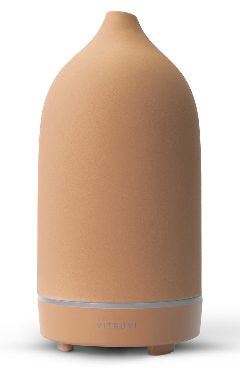 Vitruvi Stone Porcelain Diffuser, Main, color, Terracotta