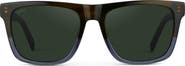 WMP Eyewear Denver - 53mm Square Polarized Sunglasses