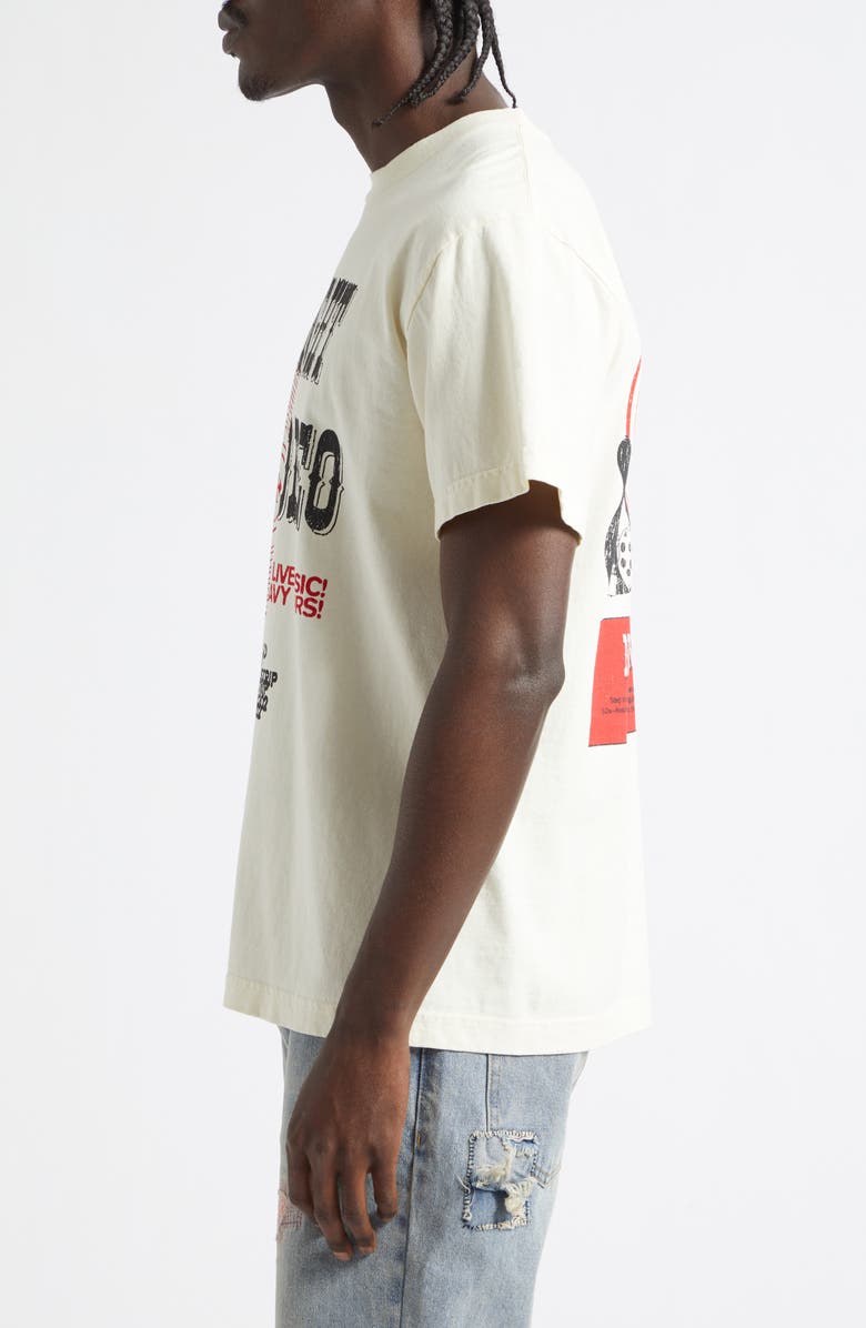 MIDNIGHT RODEO Heavy Pours Graphic T-Shirt, Alternate, color, Cream