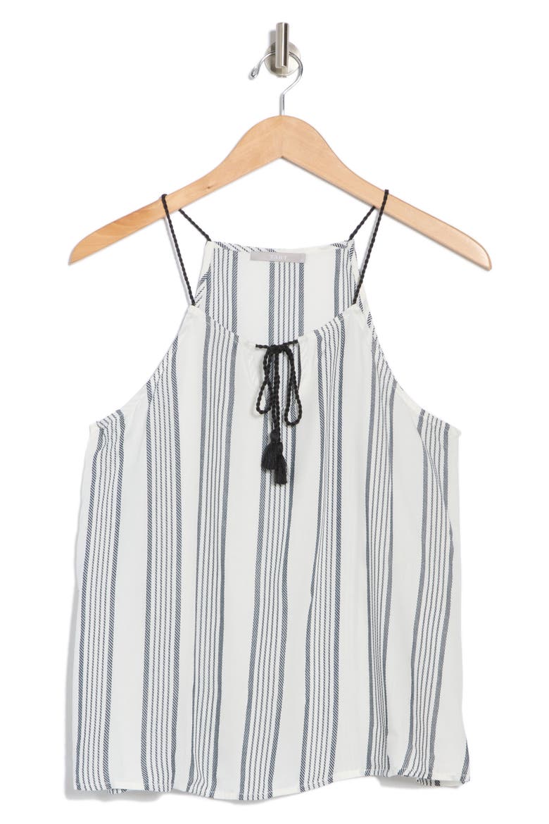 Cambria Halter Neck Tank, Alternate, color, MAISON STR