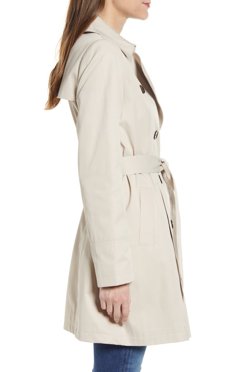 Rachel Parcell Pleated Trench Coat, Alternate, color,