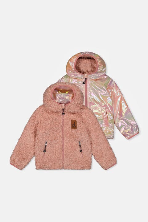 Fleece Reversible Mid-Season Hooded Jacket (Baby)