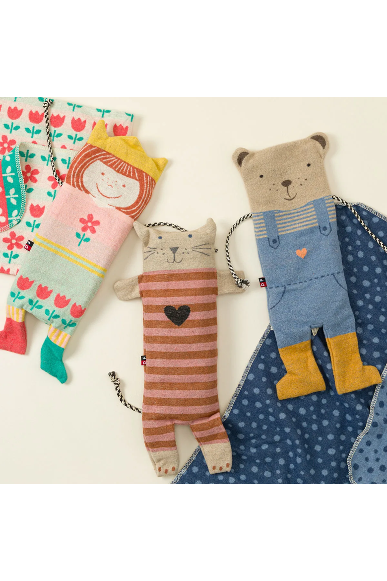 On the Go Super Soft Upcycled Blanket in a Lovie by Indigo 11 / David Fussenegger, Alternate, color, Cat