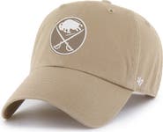 '47 Men's '47 Khaki Buffalo Sabres Logo Clean Up Adjustable Hat