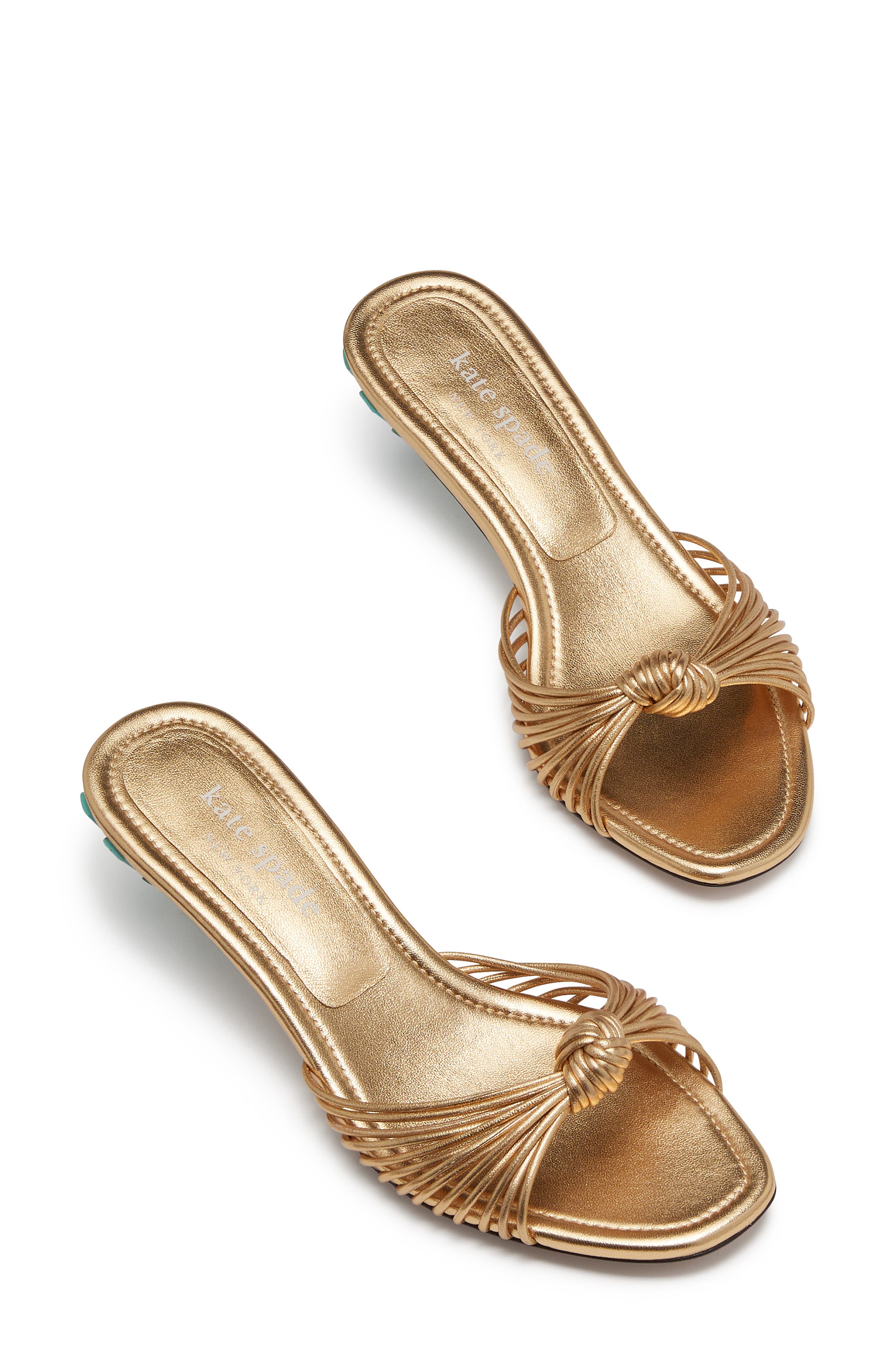 Kate Spade New York tiki sandal, Alternate, color, Light Gold/ Pink