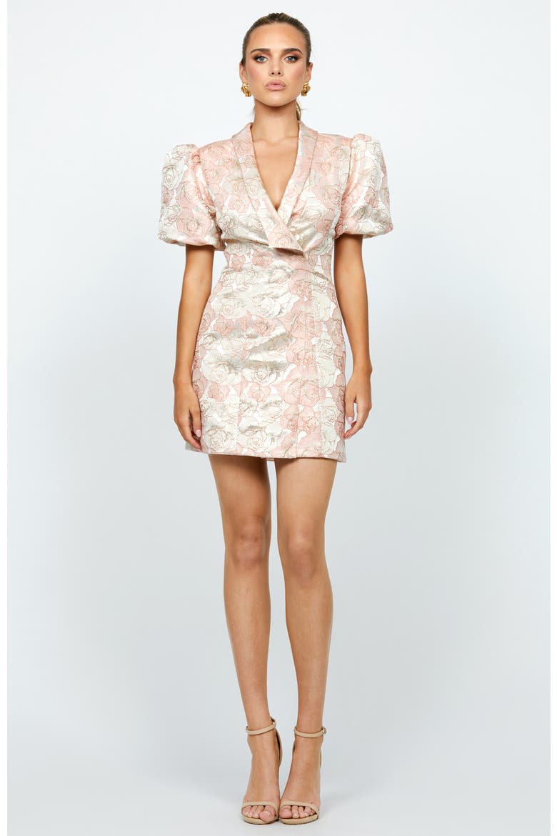 Nyla Puff Sleeve Mini, Main, color, BLUSH