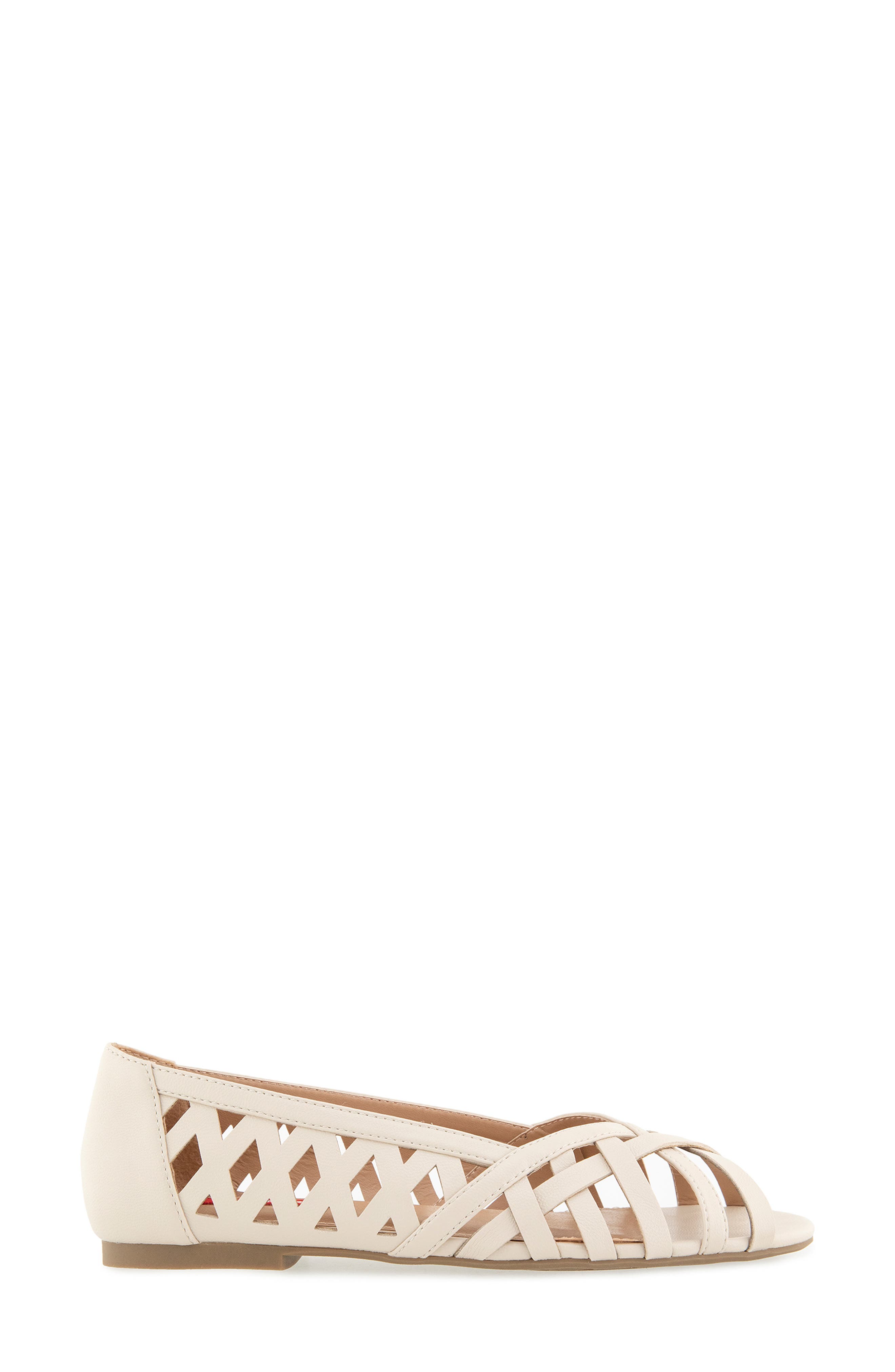 UNIONBAY Sonjia Peep Toe Sandal, Alternate, color, Beige