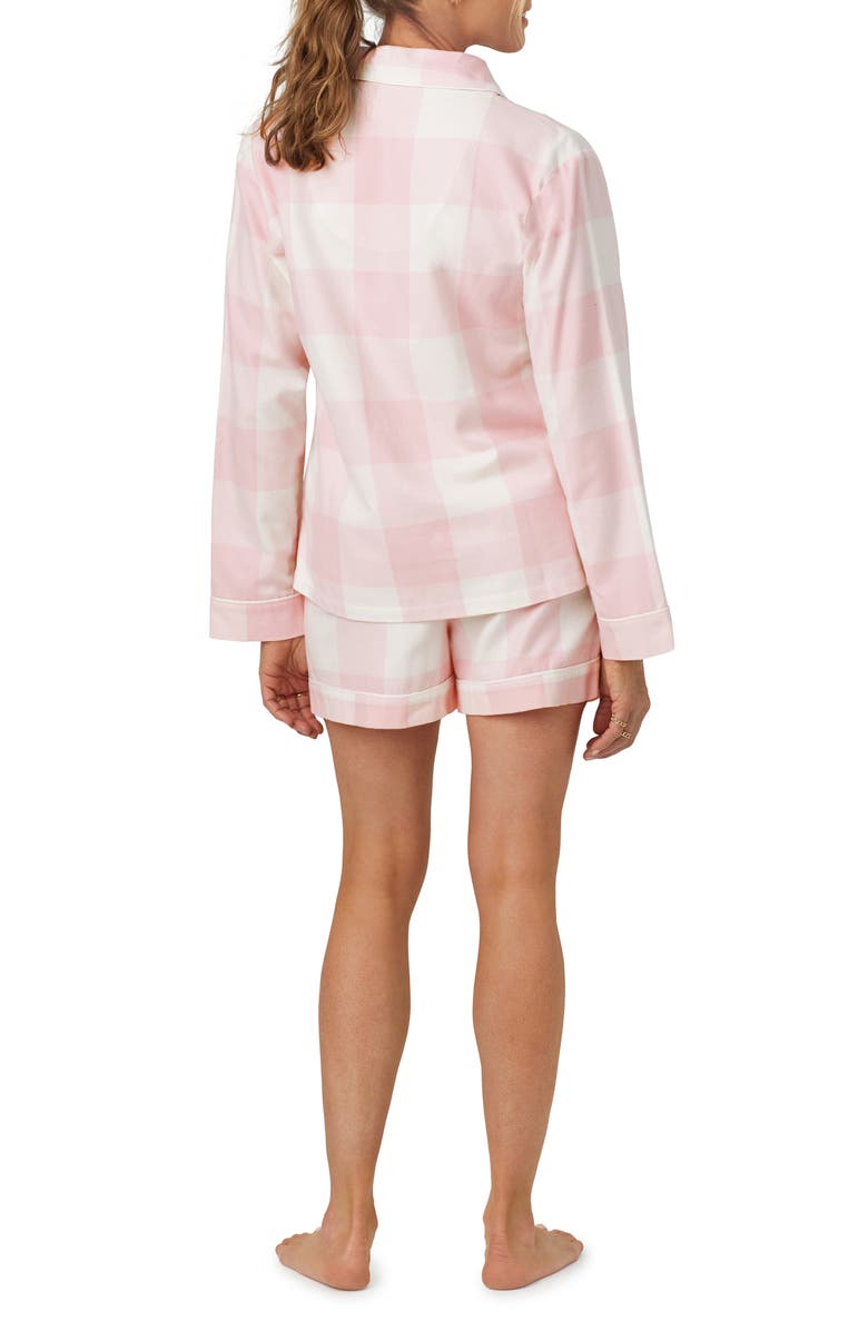 BedHead Pajamas Print Organic Cotton Flannel Short Pajamas, Alternate, color,