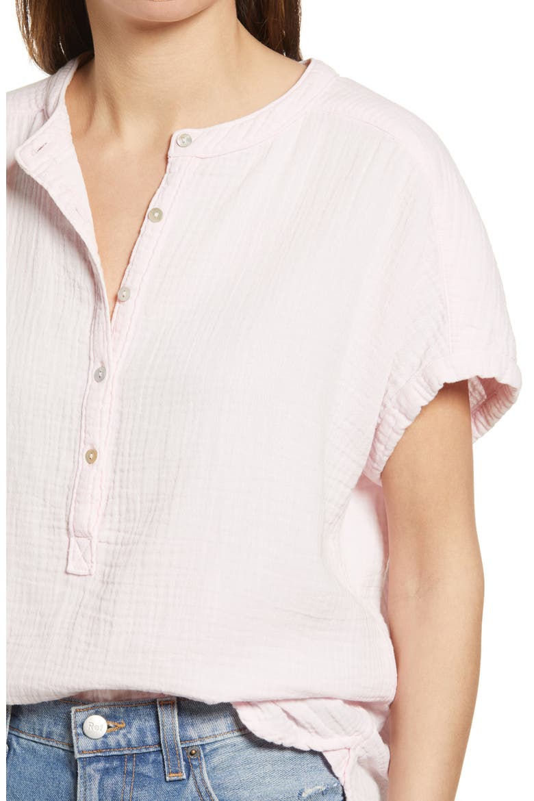 Desmond Organic Cotton Top, Alternate, color, PINK SUN WASH