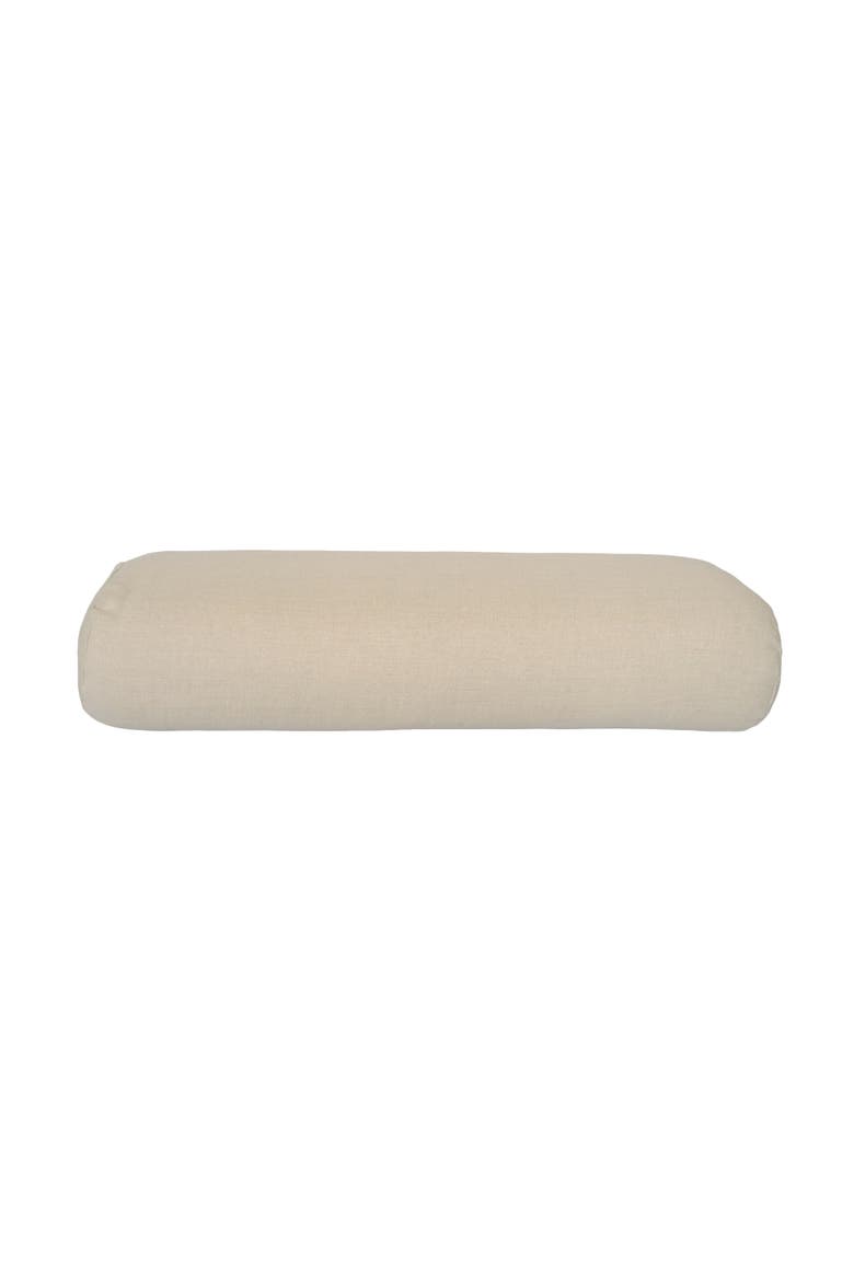 Kino MacGregor Standard Yoga Bolster Natural Linen, Alternate, color, NATURAL