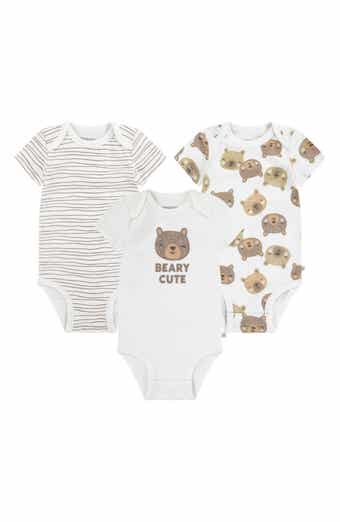 Huggies Assorted 3-Pack Organic Cotton Bodysuit Set