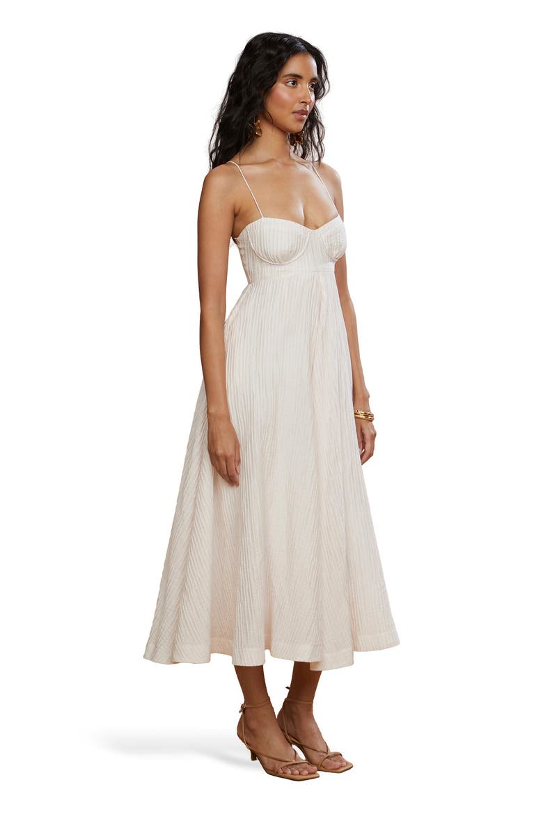 Jill Midi Dress, Alternate, color, Sea Salt