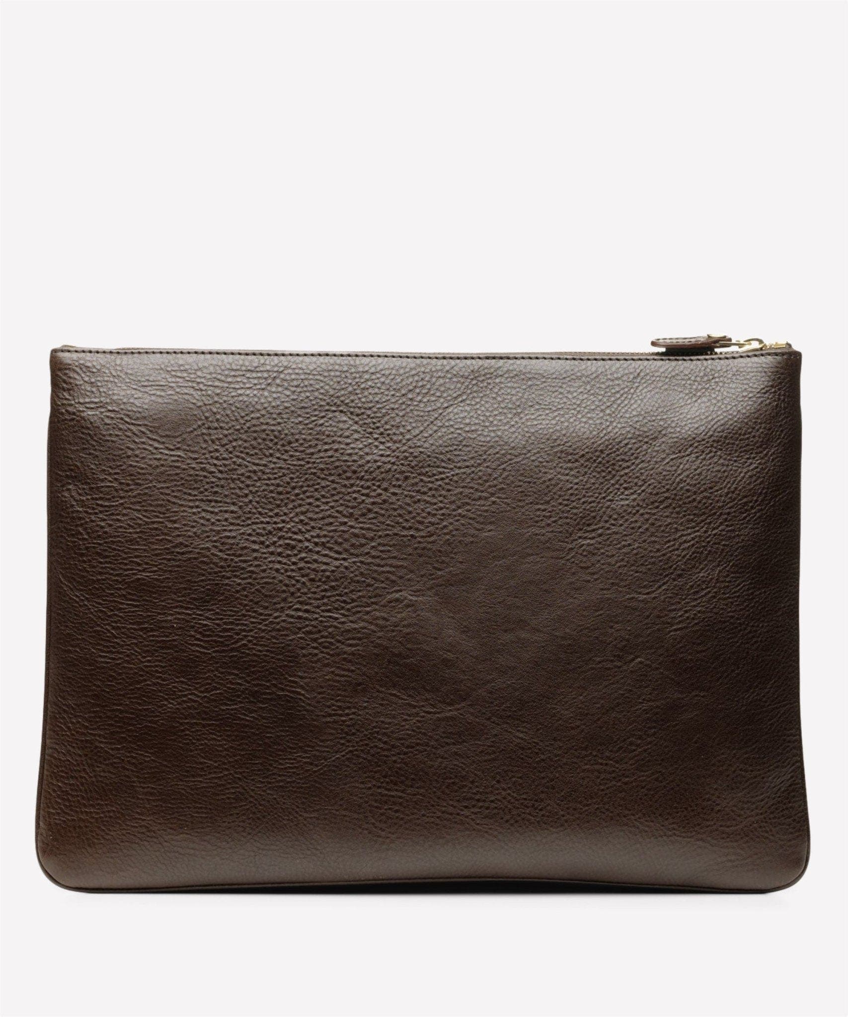 Pouch III No. 65, Alternate, color, Vintage Walnut Leather