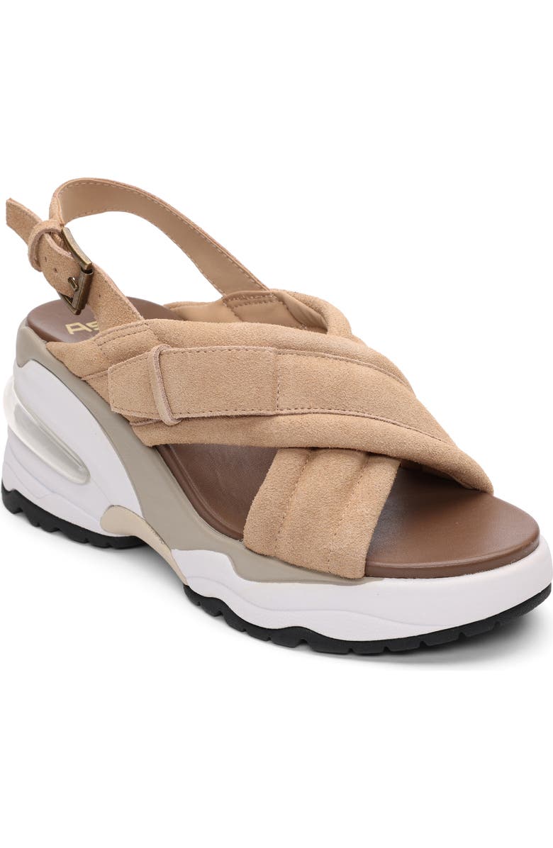 Ash Delia Slingback Wedge Sandal, Main, color, Desert