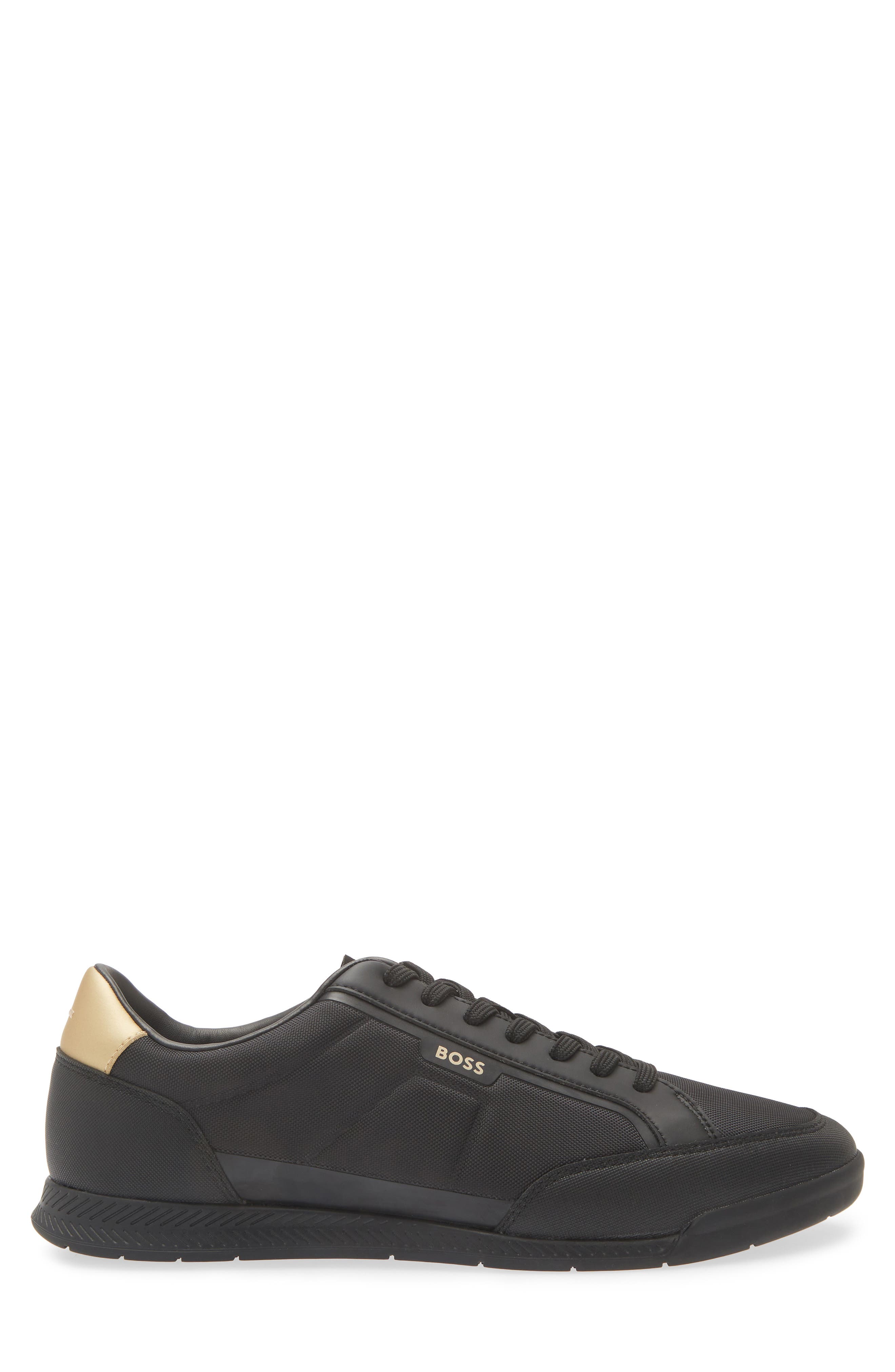 Low Top Sneaker, Alternate, color, BLK