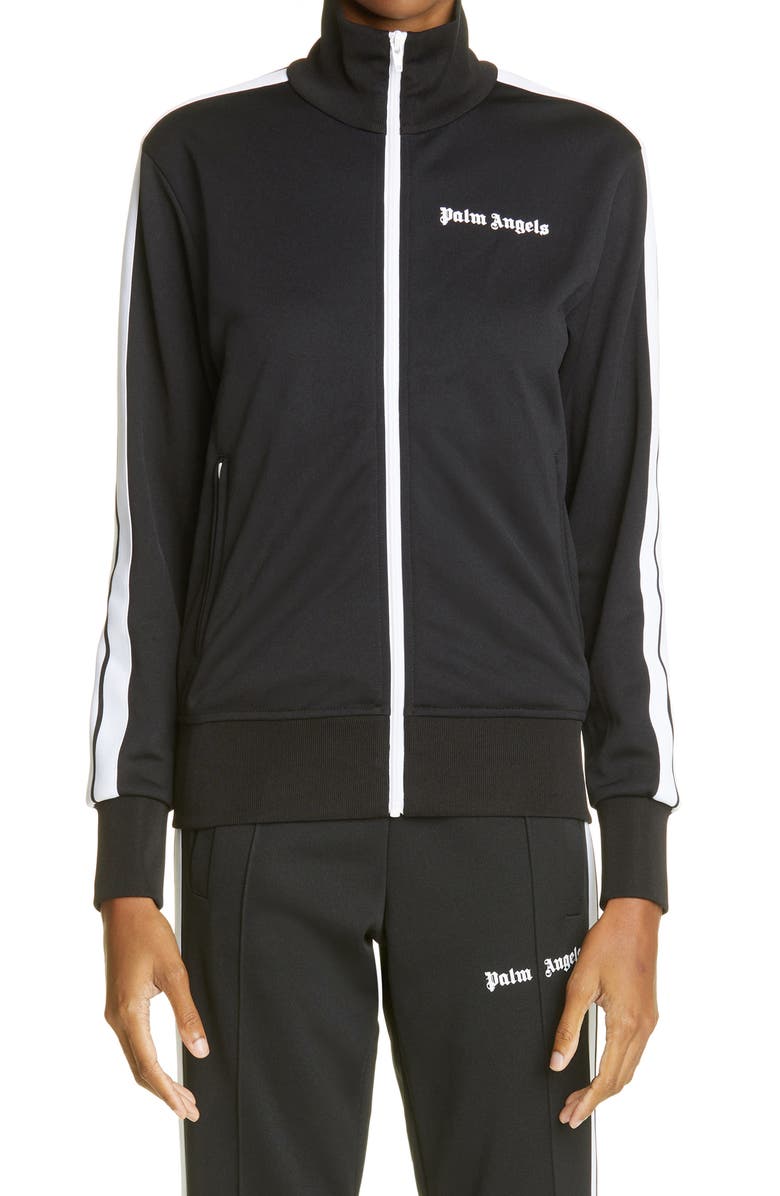 Palm Angels Classic Logo Stripe Track Jacket, Main, color,