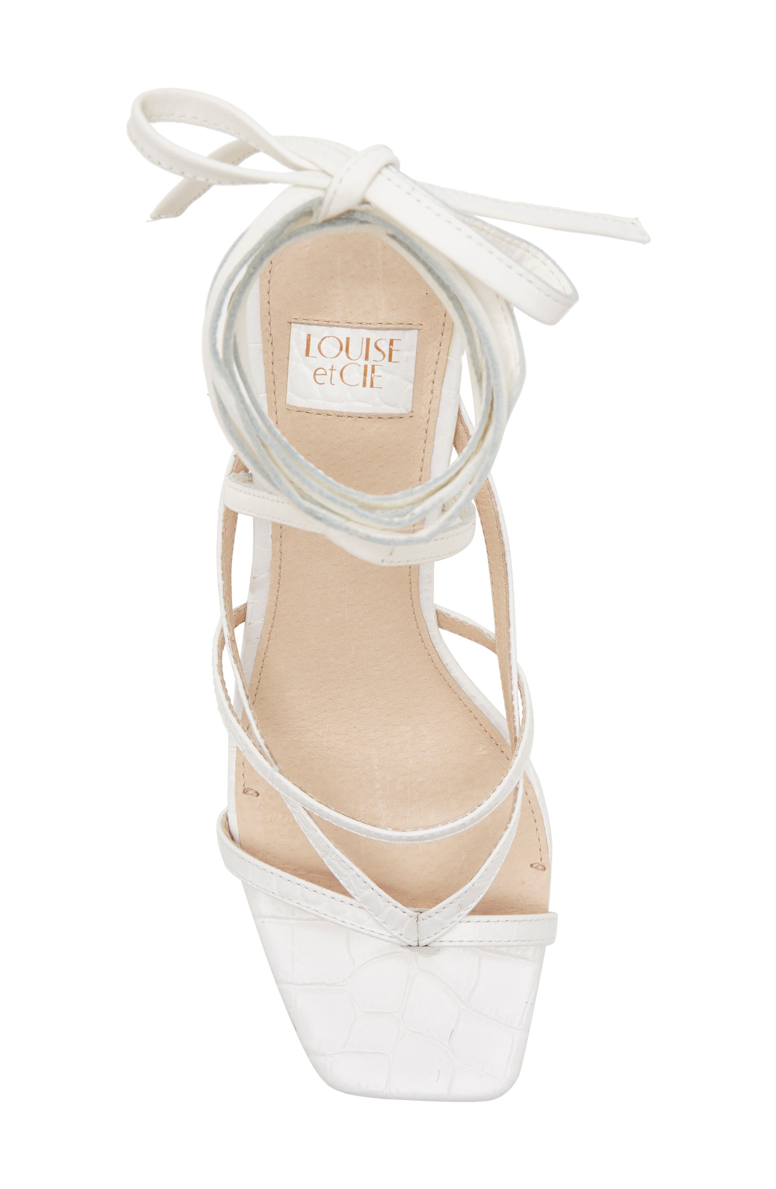 Lehana Wraparound Ankle Strap Sandal, Alternate, color, OPTIC WHITE LEATHER
