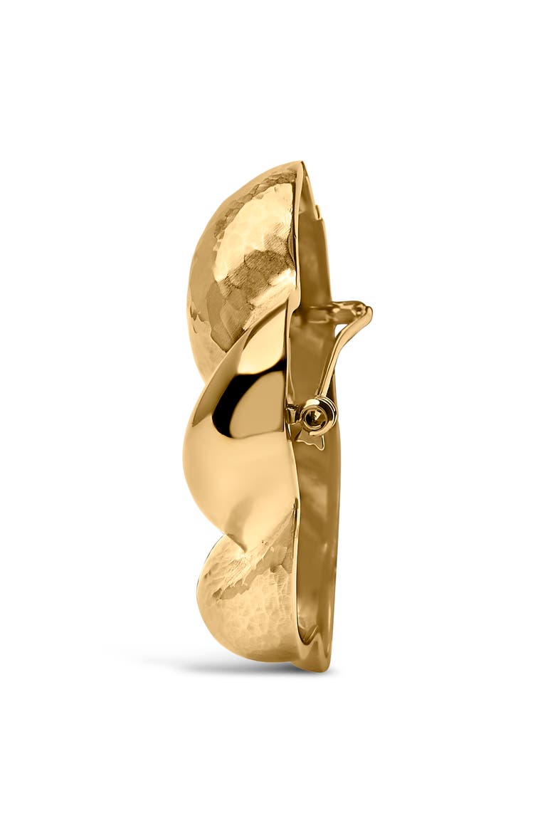 18K Yellow Gold Sculpted Knot Brooch, Alternate, color, Yellow