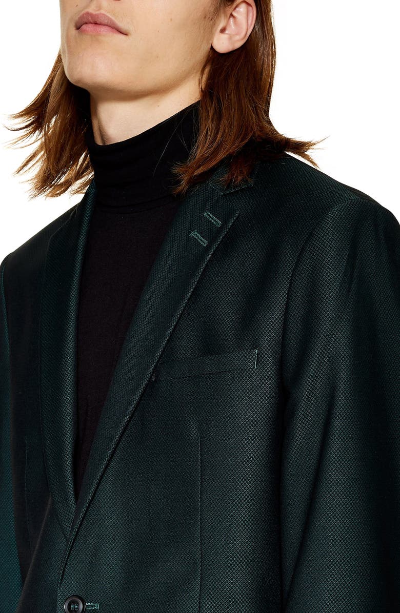 Topman Banbury Slim Fit Suit Jacket, Alternate, color,