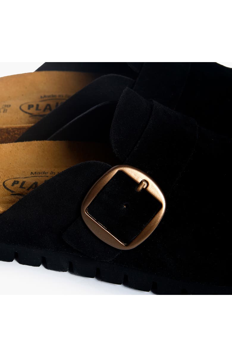 Plakton Bell Clog, Alternate, color, Afelpado Negro