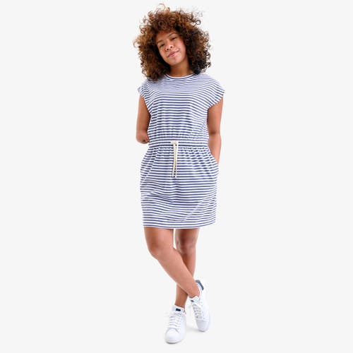 Primary Adult Everywear Dress In Stripe In Multi