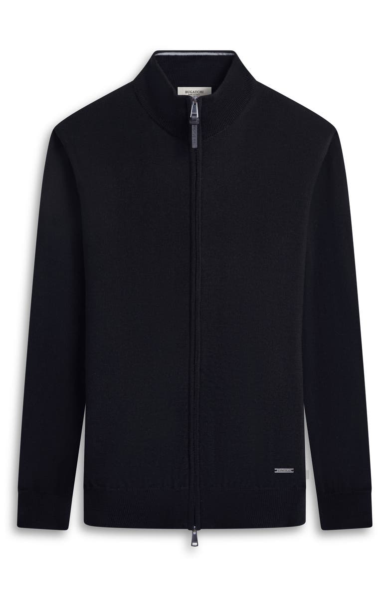 Bugatchi Merino Wool Full Zip Jacket, Alternate, color, 