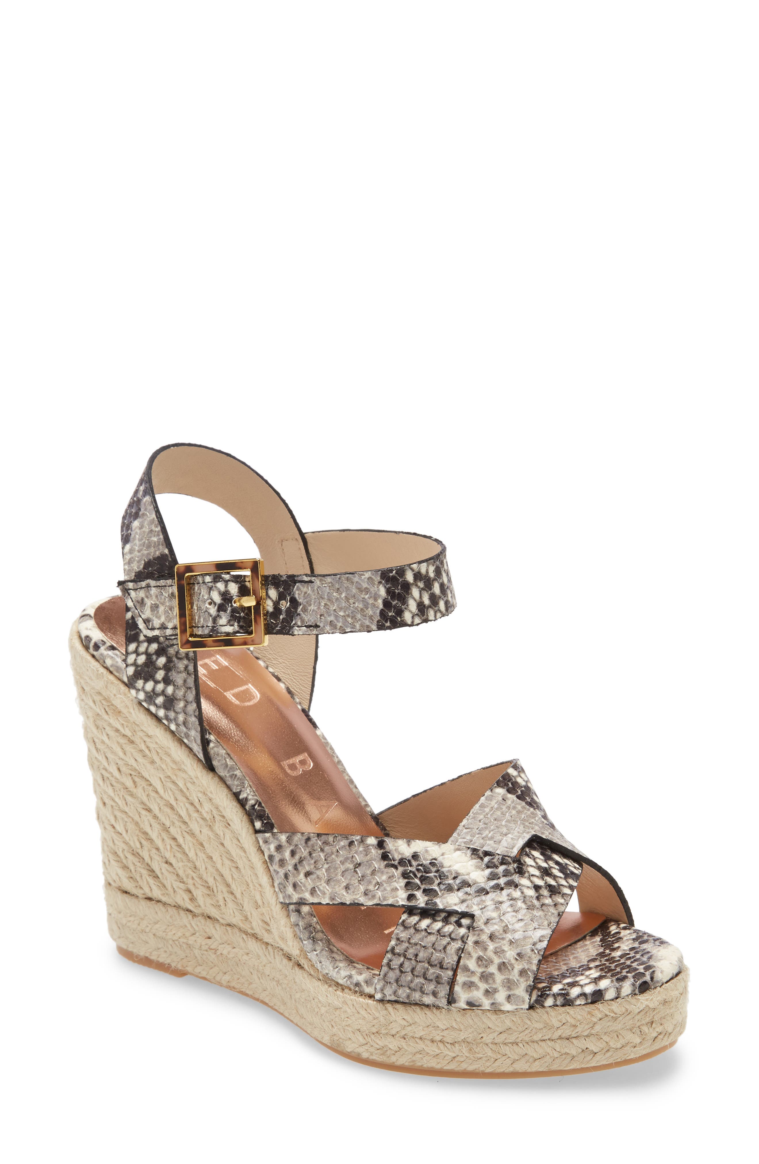 Ted Baker London Selanae Wedge Sandal, Main, color, 