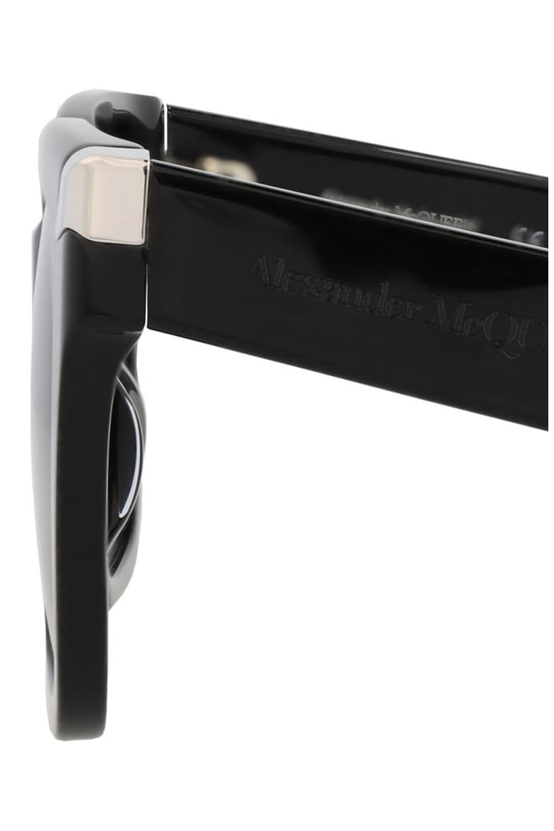 53mm Square Sunglasses, Alternate, color, BLACK BLACK GREY