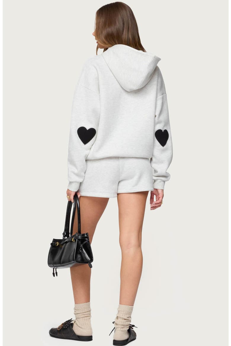 Big Love Embroidered Hoodie, Alternate, color, GRAY-MELANGE