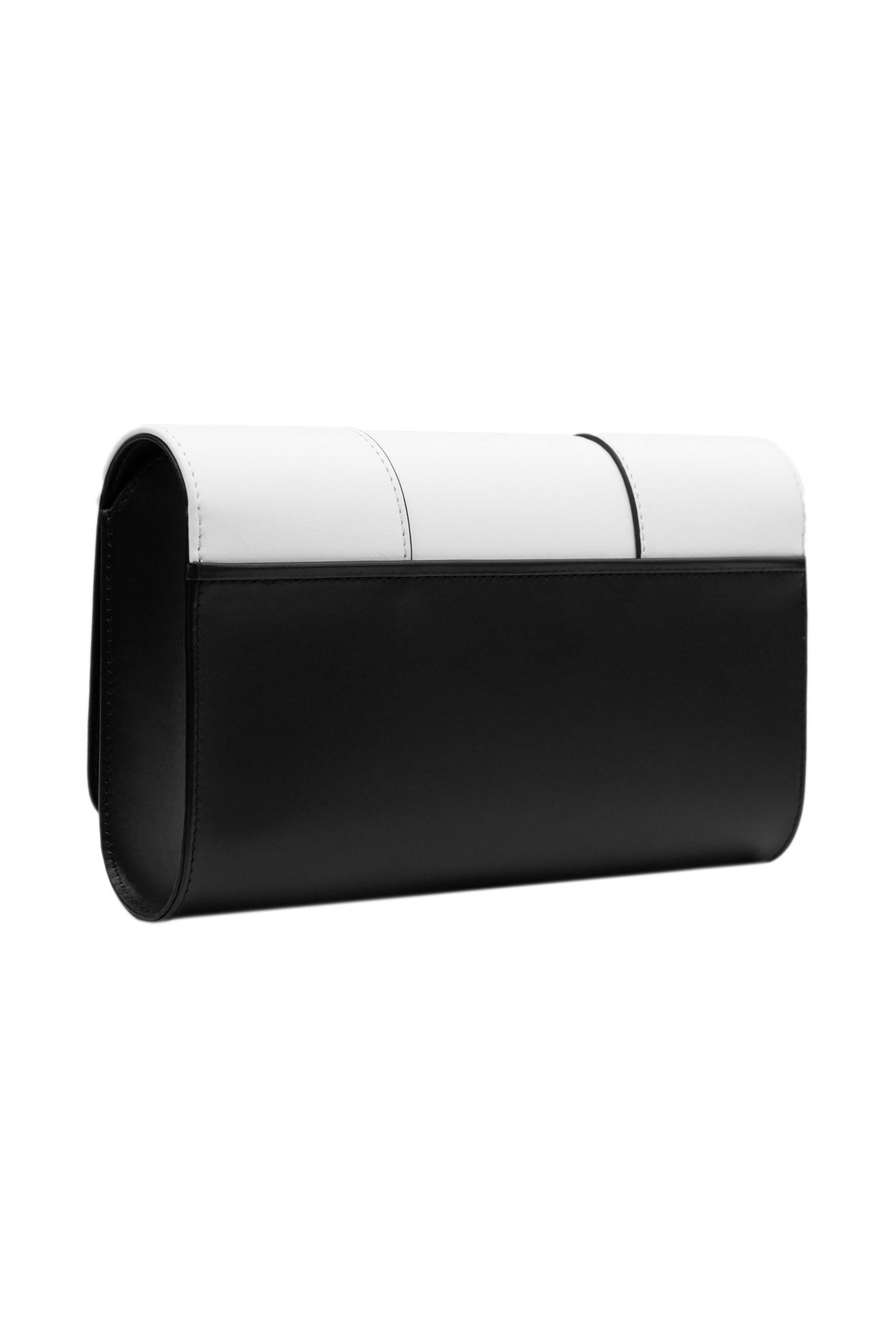 Le Rond Clutch, Alternate, color, WHITE / BLACK