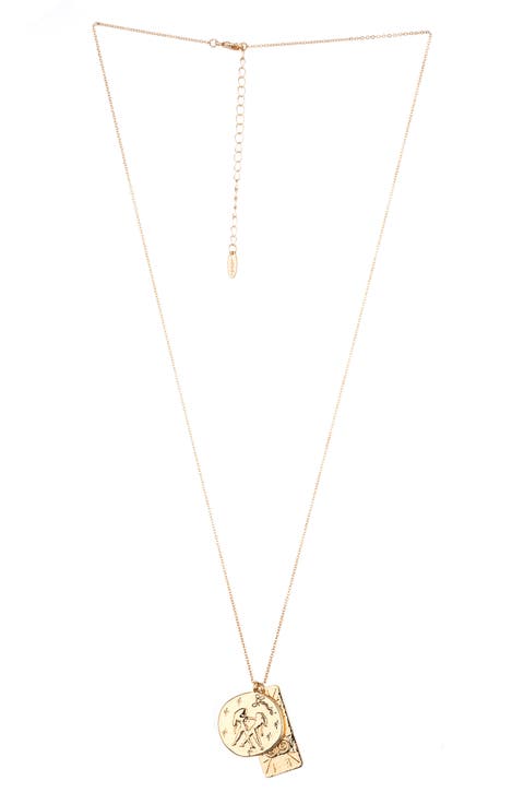 Long Zodiac Charm Necklace