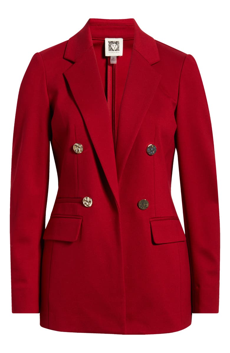 Anne Klein Double Breasted Blazer, Alternate, color,